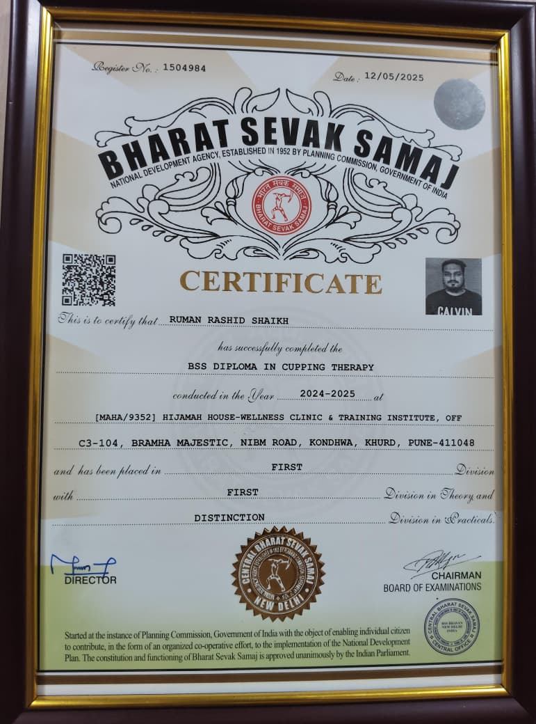 Cupping Therapy Certification